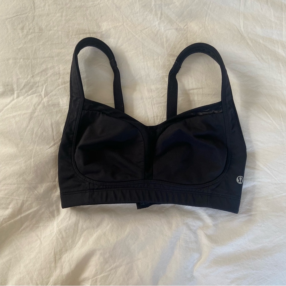Lululemon Athletica Black Seamless Sports Bra